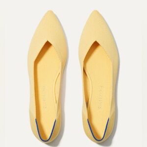 Rothy's 9.5 yellow pointed flats